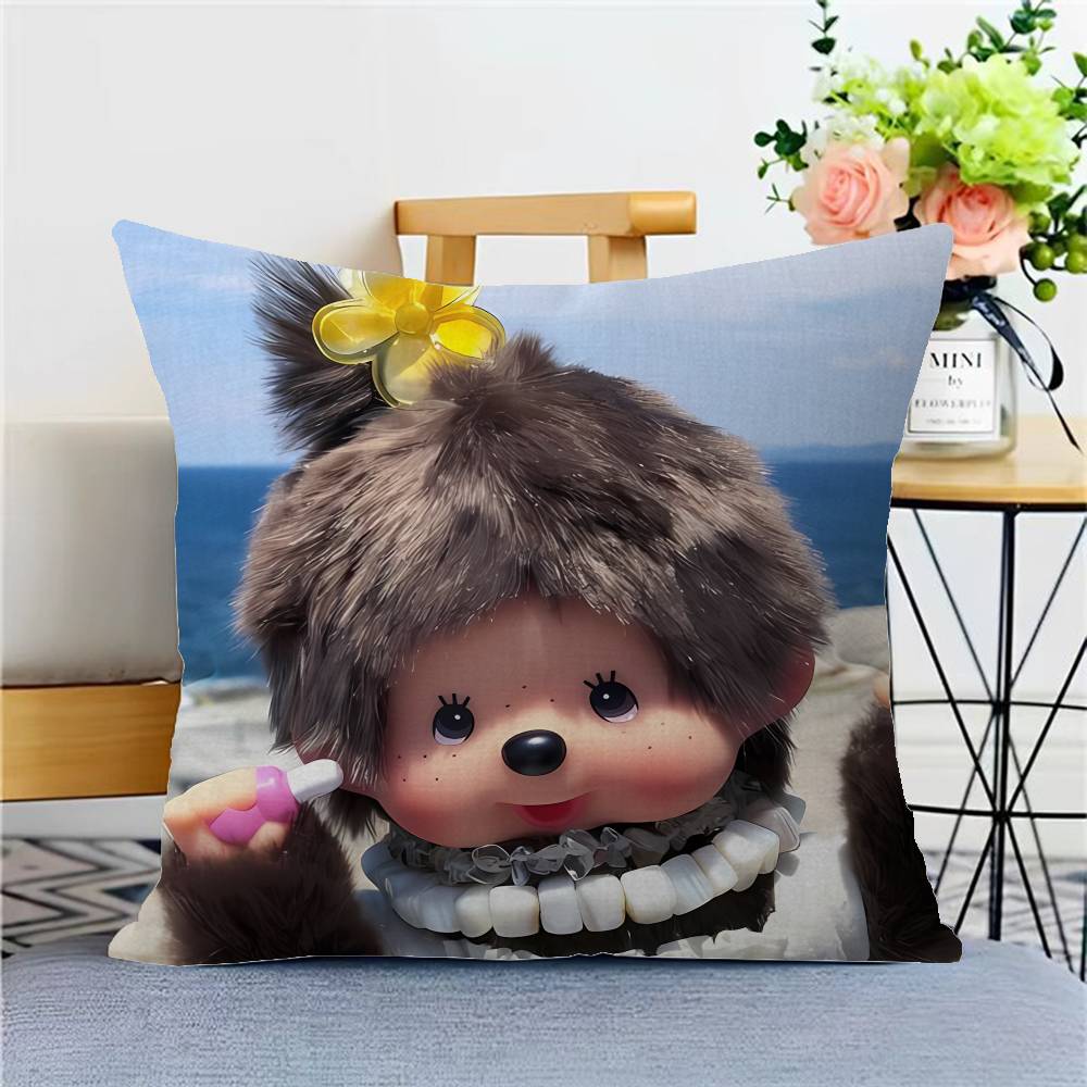 Kawai Mmonchhichis Lucky Dragon Pillow Cover Sofa Cushion Cover Home Room Decoration Children Gift