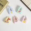 Cute Cartoon Fabric Doll Keychain & Heart Bag Charm Pendant