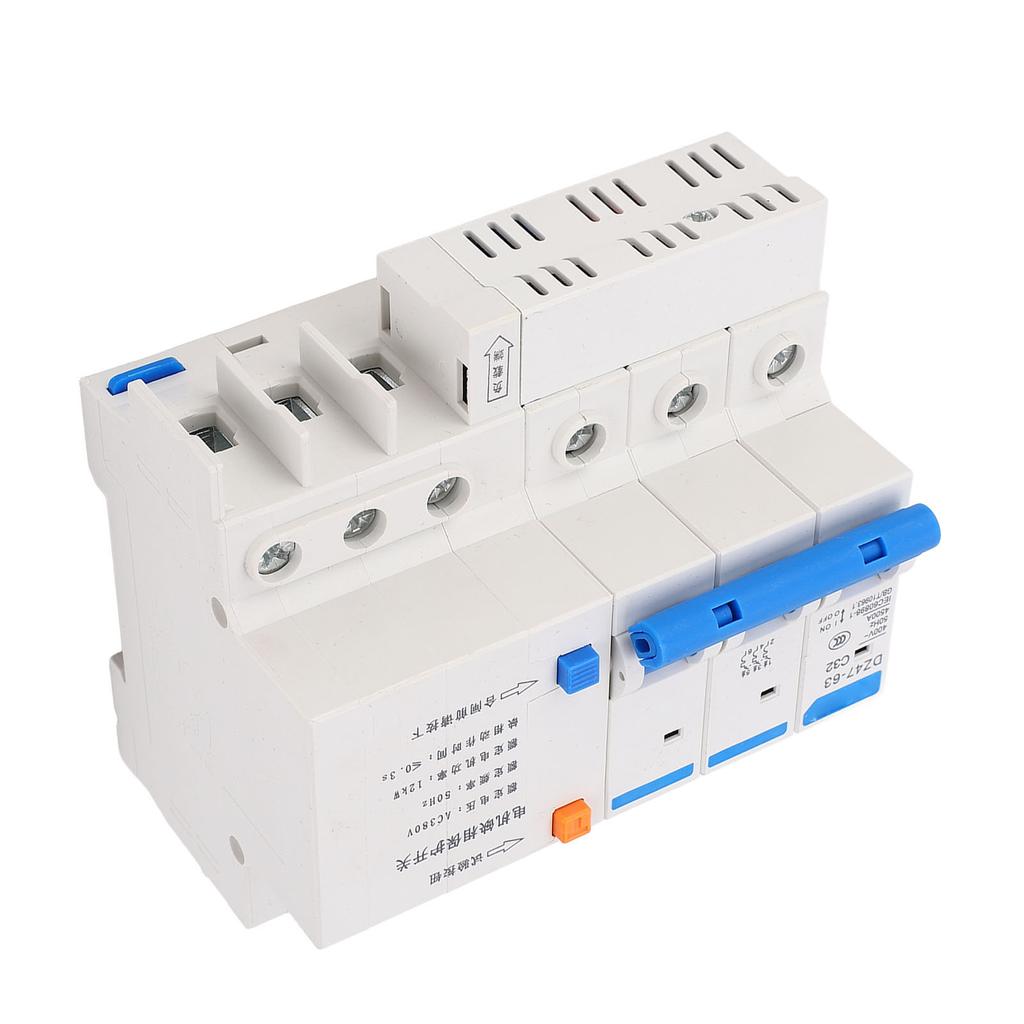 Motor Phase Loss Protection Switch Rail Type 3P Phase Loss Protector for Pump Air Blower 32A 380V