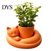 Art Collectible Planter 3D Printed Succulents Planter, Creative Mini Flower Pot with Artistic Sculptural Design, Tabletop Decorative Small Desk Decor