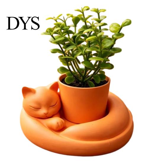 Art Collectible Planter 3D Printed Succulents Planter, Creative Mini Flower Pot with Artistic Sculptural Design, Tabletop Decorative Small Desk Decor
