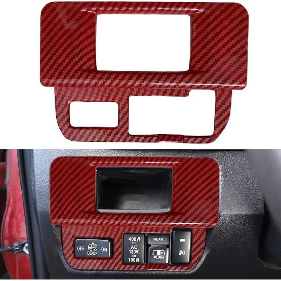 Car Inner Central Console Air Conditioning Vent Rings Frame Cover Trim Car Accessories Fit for Toyota Tacoma 2016 2017 2018 2019 2020 2021 2022