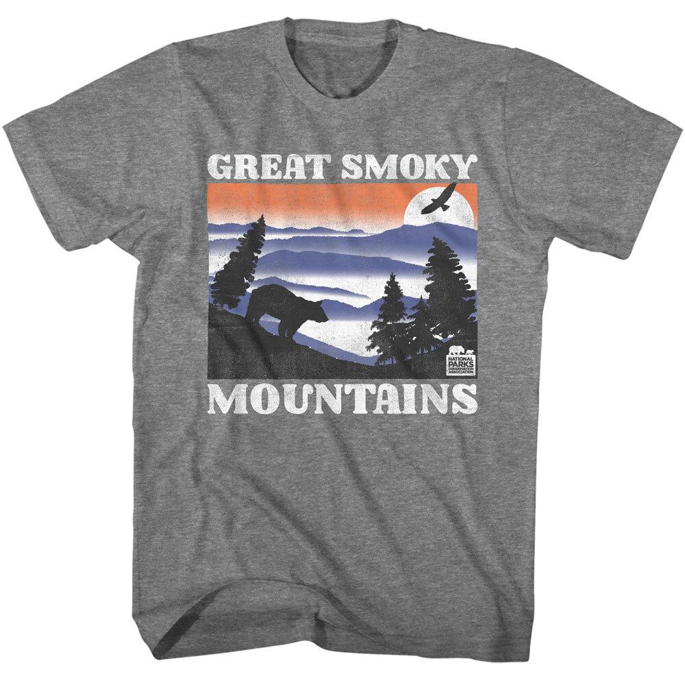 United States Great Smoky Mountains National Park Bear Trees Men T Shirt XL