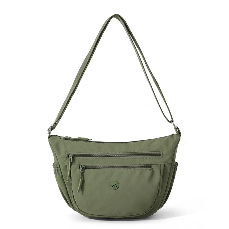 Nylon Große Kapazität Leichte Damen Umhängetasche Muttertasche Einfarbige Crossbody Tasche