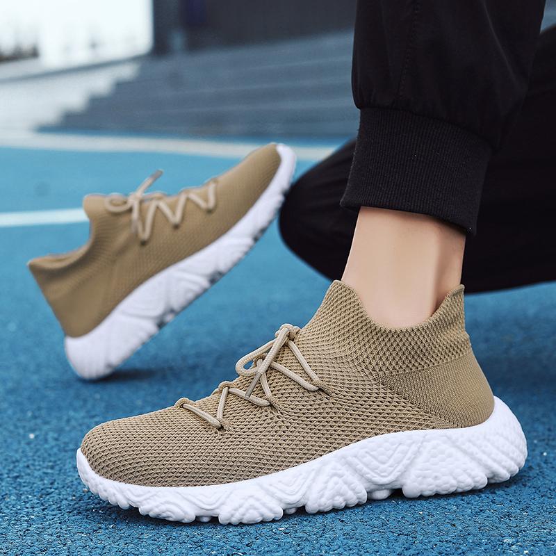 Men's Shoes Breathable Mesh Deodorant Casual Shoes Men's Joker Thin Hollow Mesh Sports Shoes Men's Tide Shoes.