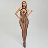 Dámské sexy spodní prádlo erotické síťované punčochy s rozkrokem Babydoll síťové punčochy