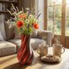 Twisted Design Modern Twisted Flower Bottle Gradient Color Plant Pot  Office Tabletop Ornaments