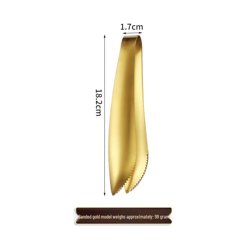 Wutuo 304 Stainless Steel Fishtail Food Tongs Set