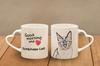 Tonkinese Cat - cat mug, adorable heart-shaped handle mug, universal gift from Art-Dog brand