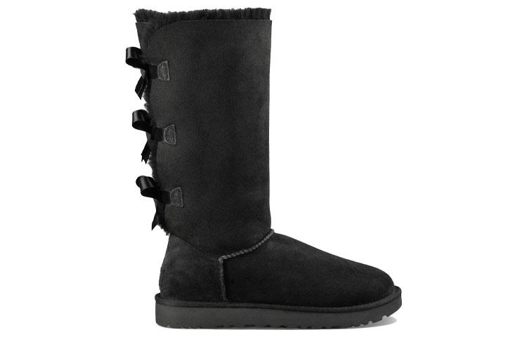 UGG Bailey Bow Tall II Stivale Nero Donna 1016434-BLK