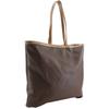 CELINE Old Celine Tote Bag Macadam Pattern Brown PVC unisex Used
