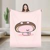 Warm Soft BlanketGirls Boys Camping A-Asamimichaan Throw Blanket  Flannel Bedspread For Home Decor Fluffy Sofa Bed Cover