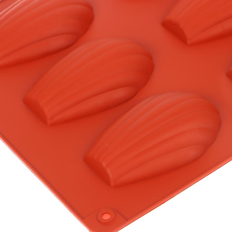 1Pc 9 Cavities Silicone Madeline Cookies Pan Madeline Mold Nonstick Baking Pan For Make Madeleine Cookies Kitchen Baking Mold