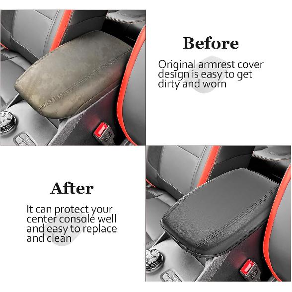 SKTU for 2024 2025 2026 Ford Ranger Armrest Cover for 2024 2025 2026 Ford Ranger Center Console Cover 2024 2025 2026 Ranger (XL/XLT/Lariat/Raptor)