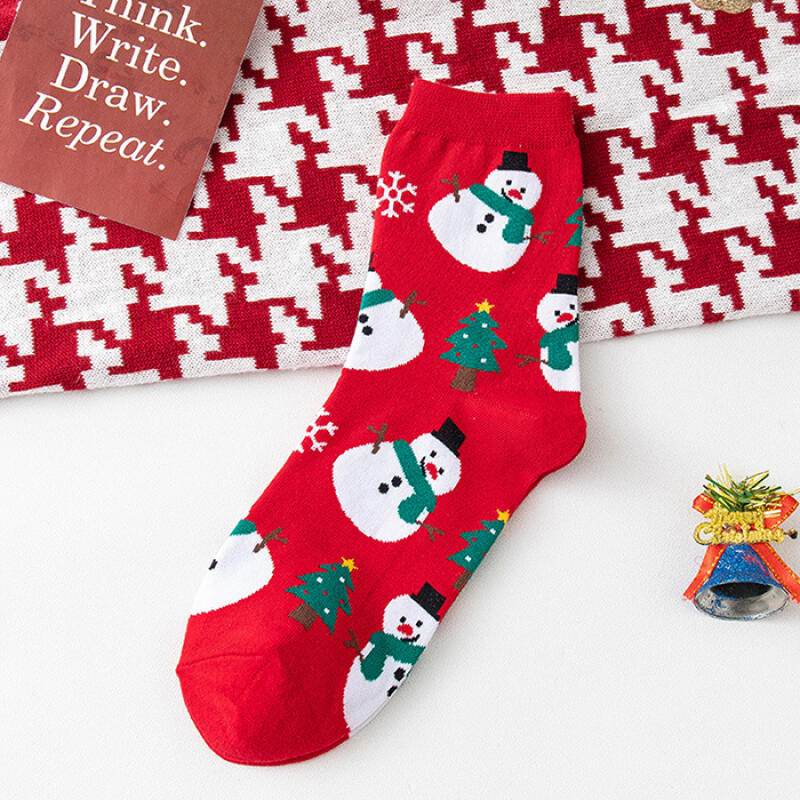 Christmas Winter Socks Snowman Rudolph