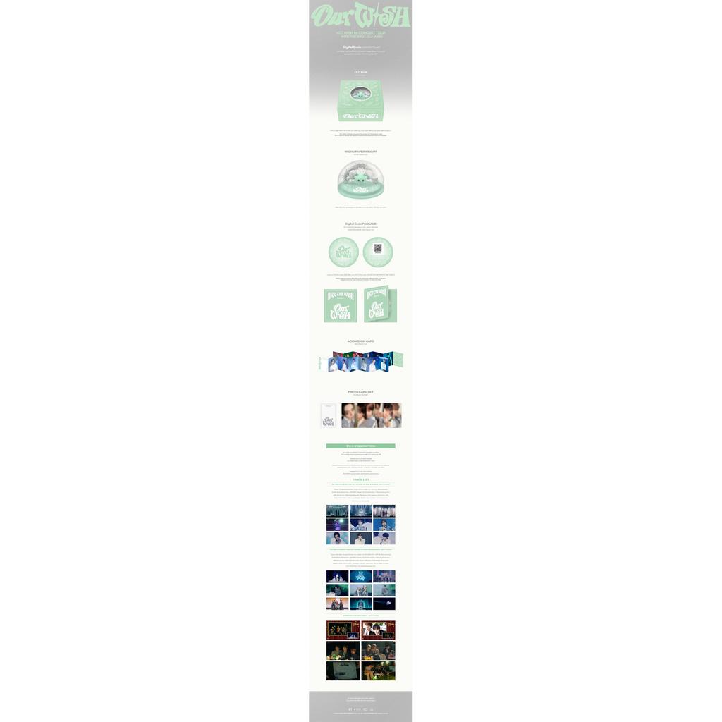NCT WISH 1st CONCERT TOUR 'INTO THE WISH : Our WISH' [Digital Code ver.]