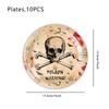 Halloween Paper Plates: Pumpkin and Ghost Birthday Party Decorations