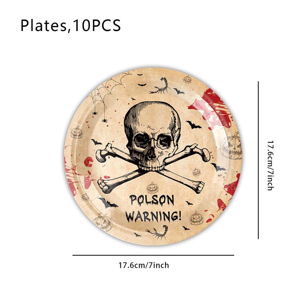 Halloween Paper Plates: Pumpkin and Ghost Birthday Party Decorations