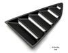 Chevrolet Camaro 2016-2018 Frosted Black Decorative Side Air Vent