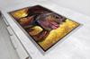 GLAS Schutzplatte Brett 75x52 FRAU