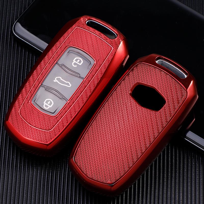 Geely Emgrand GS Vision X6 Carbon Fiber Soft Rubber Key Case