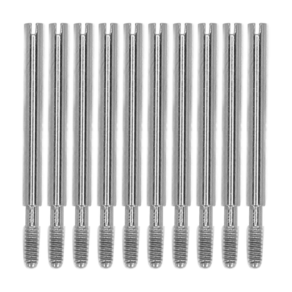 Uhrenarmband Schraubgliedstift Professionelles Stahl Uhrenarmband Schraubrohr Reparaturwerkzeug Zubehör für Uhrmacher 0.63 X