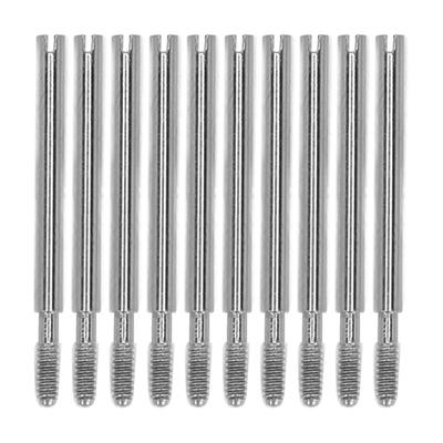 Uhrenarmband Schraubgliedstift Professionelles Stahl Uhrenarmband Schraubrohr Reparaturwerkzeug Zubehör für Uhrmacher 0.63 X