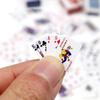 Portable Mini Playing Cards Poker Chips Clear Playing Card For Family Game Party Spoof Fun Prank Props House Study Pub Accessory