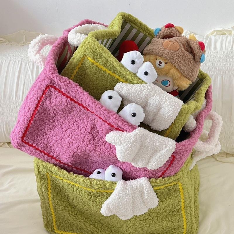 Miscellaneous Snacks Toys Sorting Basket Home Toy Basket Cute Decoration Storage Basket Cartoon Foldable Dirty Clothes Basket