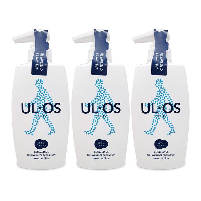 Ulos Skin Wash Unscented 500ml Men s All-in-One Body Wash 3-Pack (16267440)
