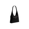 Coach Brooklyn 28 Logo Snap Closure Pebbled Leather Hobo Bag Women handbags Brass Black CU068-B4BK