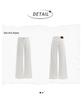 Women's Autumn 2025 White Retro Low-Waist Loose Straight-Leg Floor-Length Jeans