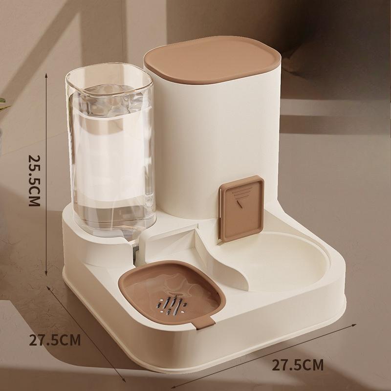 All-in-one Food and Water Feeding Machine Feeding Dispenser Exquisite Cat Dog Bowl Drinking Fountain Pet Feeder Water Supply