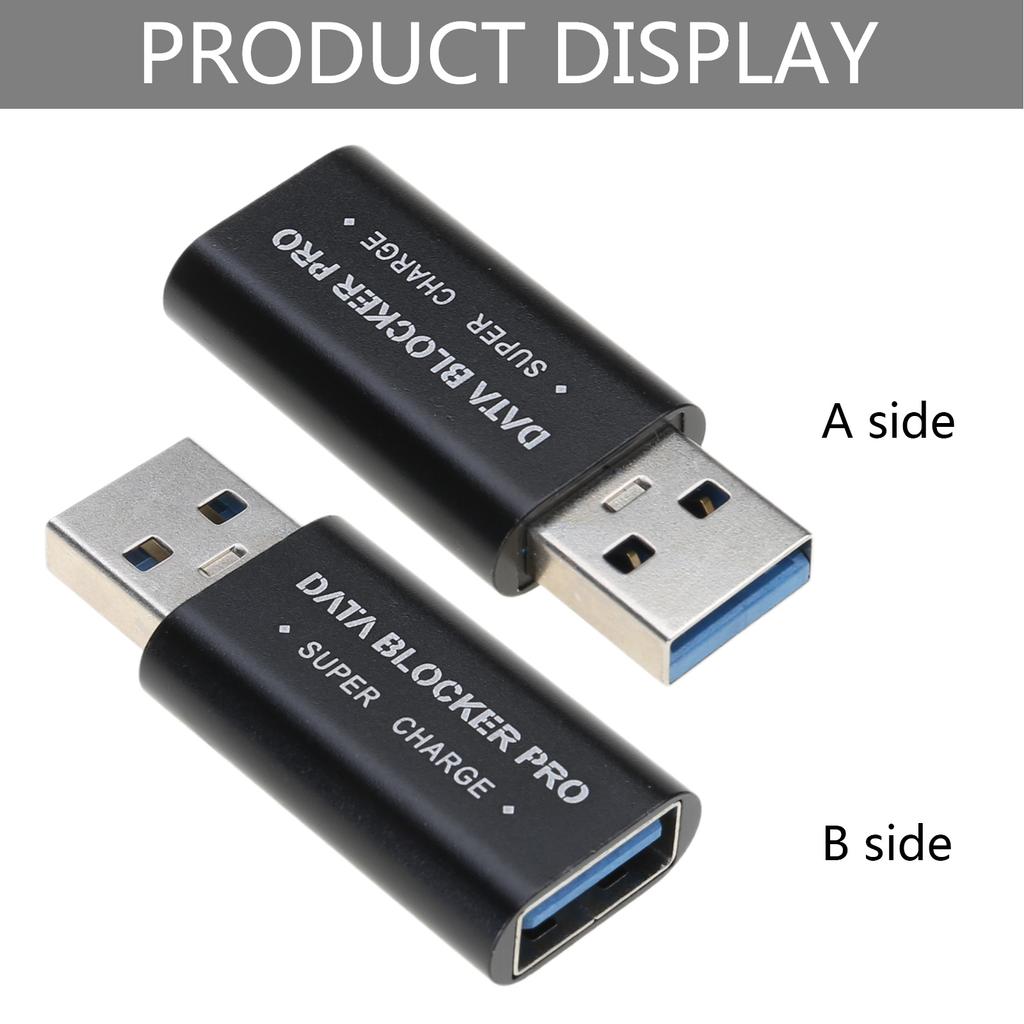 USB Data Blocker Quick Charging Compatible Stop Data Theft USB Data Protector for Any Occasion