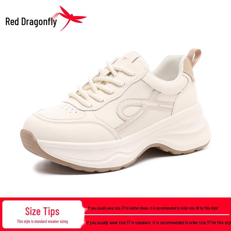Red Dragonfly Women's Summer Mesh Casual Sneakers, 2026 Style, with Thick Non-slip Soles
