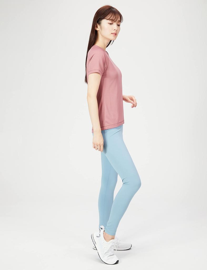 Short Sleeve DLY695 RP UV Protection CW-X/Wacoal Women's T-Shirt, S, Moisture-Wicking, Quick-Drying,