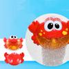 Baby Bath Bubble Machine Cute Bubble Crab Electric Music Bubble Toy For Children