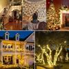 Solar LED Fairy String Lights,christmas Decoration 2025,Outdoor Waterproof Twinkle Lights, for Christmas Patio Tree Party
