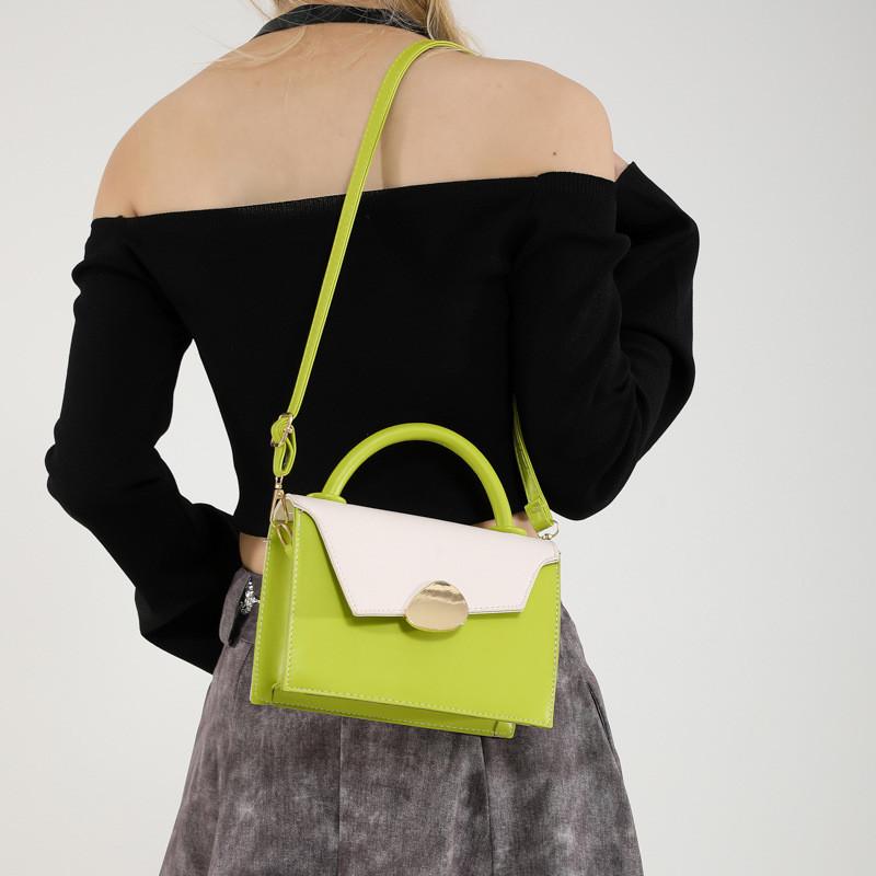 Stylish Casual Pu Shoulder Bag Small Square Fashion Handbag For Summer Trendy Look