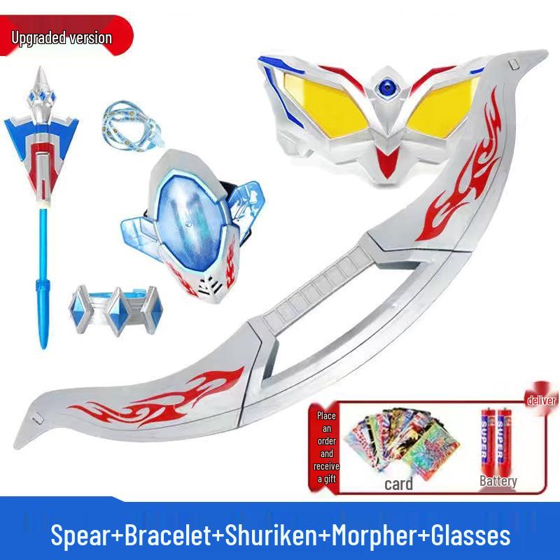 Zero Para-Shield DX Преобразователь Абсолютного Сияющего Меча Устройство Хеншин с Логотипом Глаза Камень Энергии