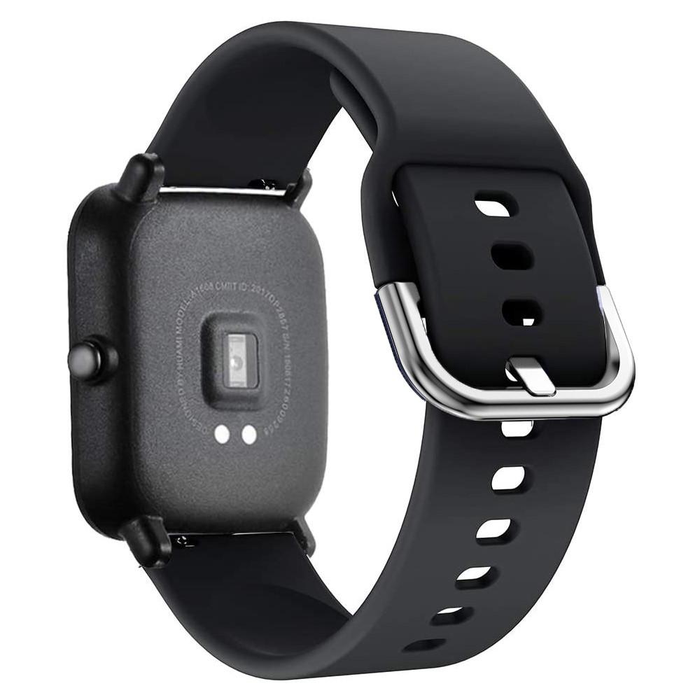 20mm 22mm Watch Straps For Amazfit GTS/2/2e/4/3/GTS2 Mini/GTR 4/47mm/GTR2/2e/3 sport silicone Bracelet Amazfit bip 6 5 3 U band