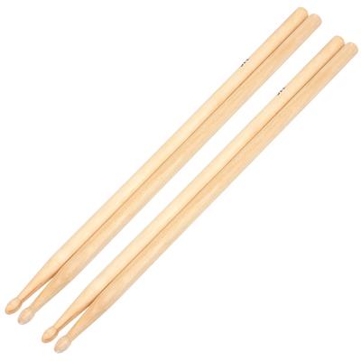 2 Pair 5A Maple Wood Drumsticks  for Jazz Drum / Dumb Drum Exercise