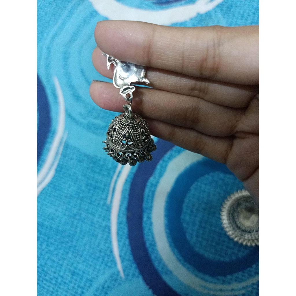 Zestawy biżuterii dla kobiet Posrebrzane afgańskie plemienne naszyjniki Zestaw biżuterii z kolczykami i bransoletkami Combo dla dziewcząt/kobiet