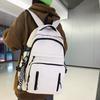 Schoolbag Middle school student schoolbag men's and women's new fashionable versatile large-capacity outdoor travel backpack student backpack