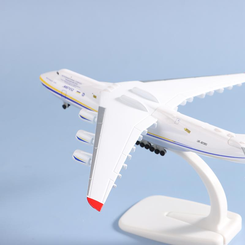 1:400 20cm Legierung An-225 Flugzeugmodell Spielzeug 8 Zoll Ukraine Bemalt Mriya Transporter Ausstellungsmodell Flugzeug für Sammlung