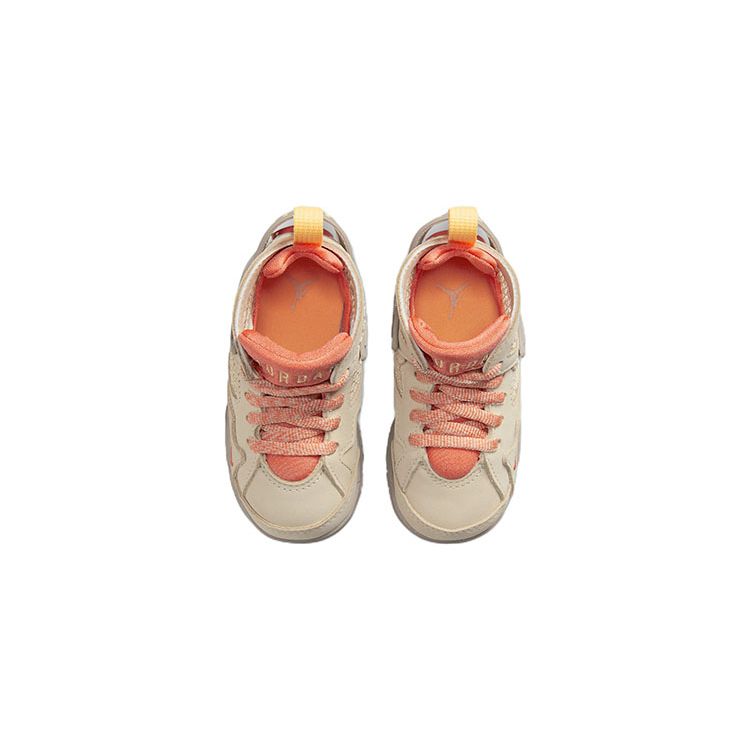 Bephies Beauty Supply x Air Jordan 7 Retro TD Baby Sneakers Tan Sanddrift Malt DR1483-168