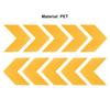 10Pcs/Set Reflective Tape Creative Self-adhesive Protective Car Exterior Body Reflective Sticker for Vehicles