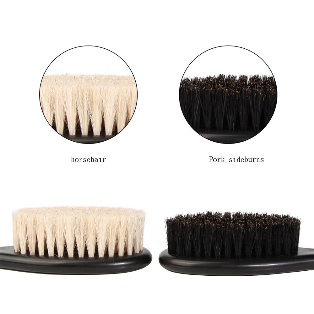 1pcs Professional Shaving Beard Brush Hair Removal Neck Duster Brushes Horse Hair Pig Sideburns Clean Tool Molding Tool