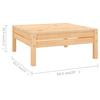 Vidaxl 5-Cz. Garden Lounge Set, Solid Pine Wood