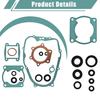 Waltyotur Complete Engine Gasket Kit Set with Oil Seals Replacement for 1988-2006 Yamaha Blaster 200 YFS200